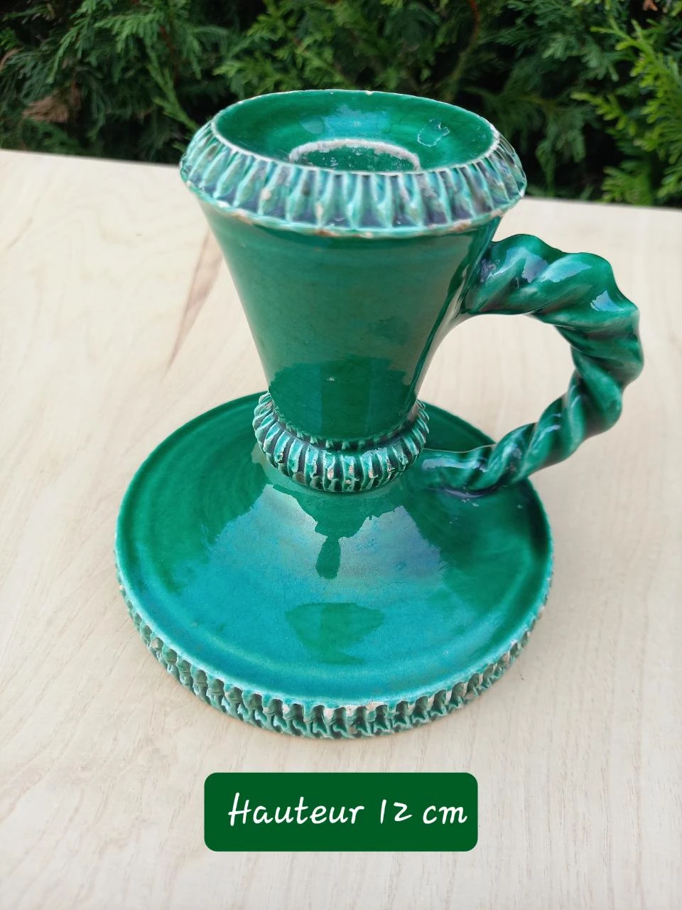 Pied de lampe et vase vintage – photo 3